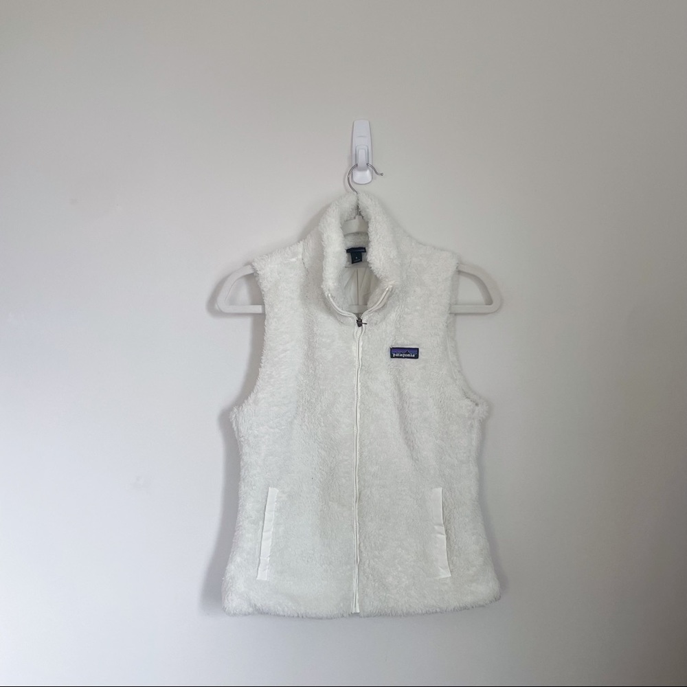 Patagonia Women’s Los Gatos Fleece Vest in Birch White, Size S